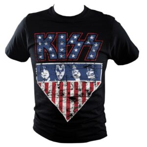 Kiss - T-shirt - Stars & Stripes