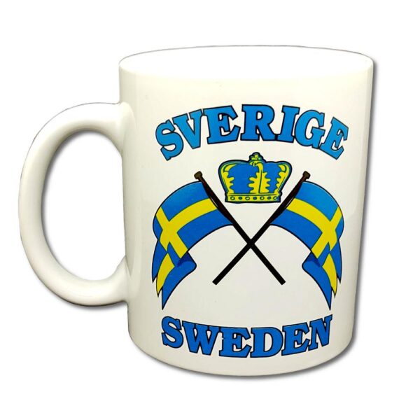 Mugg - Sverigeflaggor