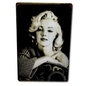Marilyn Monroe - Metallskylt / Plåttavla