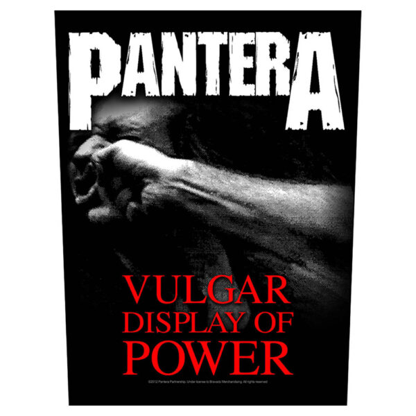 Pantera - Ryggmärke - Vulgar Display Of Power