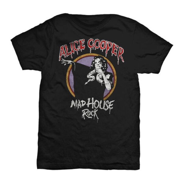 Alice Cooper - T-shirt - Mad House Rock