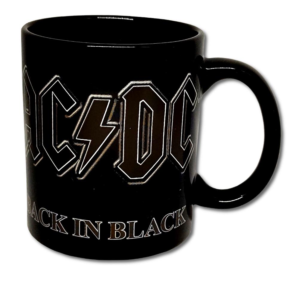 'Back in Black' Mug Neuf New ACDC-Céramique Tasse