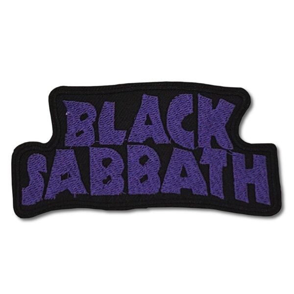 Black Sabbath - Tygmärke - Purple Logo