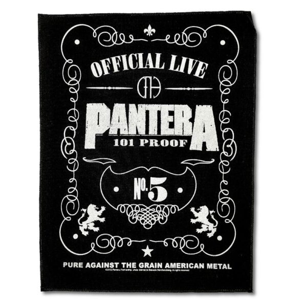 Pantera - Ryggmärke - 101 Proof