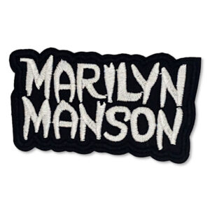 Marilyn Manson - Tygmärke - Logo