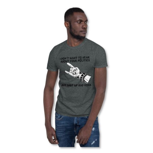 Darkshadow - T-shirt - Shut up and rock - Mörkgrå